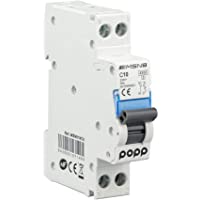 Los mejores  - POPP® Interruptor Automático Magnetotérmico industrial CURVA C DPN SERIE MSN81NC 6A 10A 16A 20A 25A 32A 40A (DPN- 10A)